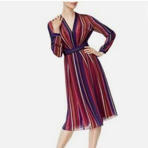Anne Klein colorful striped dress!!